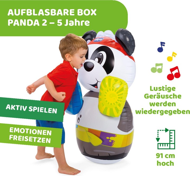 Actual product image Chicco Panda boxing coach (7 cm, 0.64 kg)