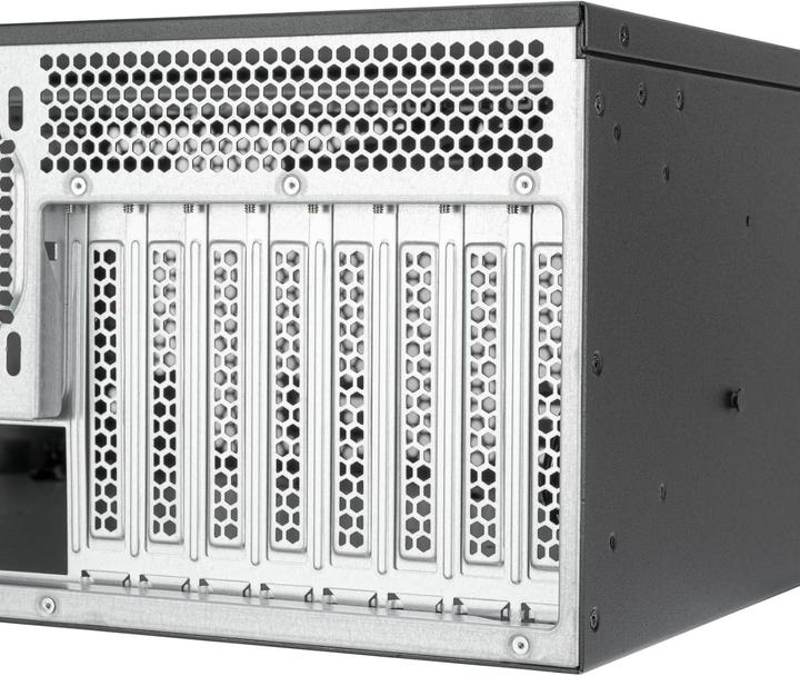 Actual product image Silverstone SST-RM4A - 4U Rackmount Server Chassis with enhanced 360mm radiators compatiblity and su
