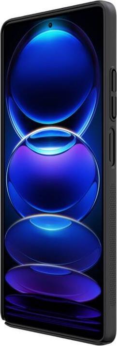 Produktbild Nillkin Super Frosted Shield case for Xiaomi Redmi Note 12 Pro+ cover + phone stand black (Xiaomi Redmi Note 12 Pro+ 5G)