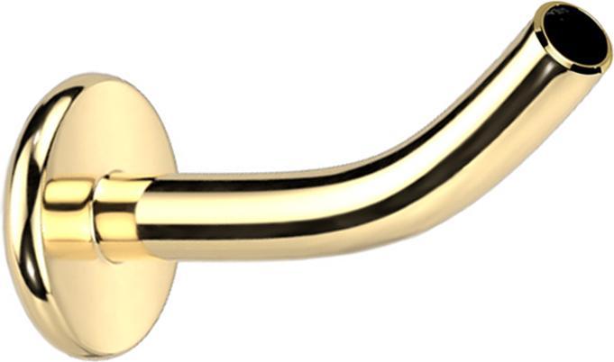Image du produit Star Piercing Threadless Labret-Stab Banane vergoldet (Titane)