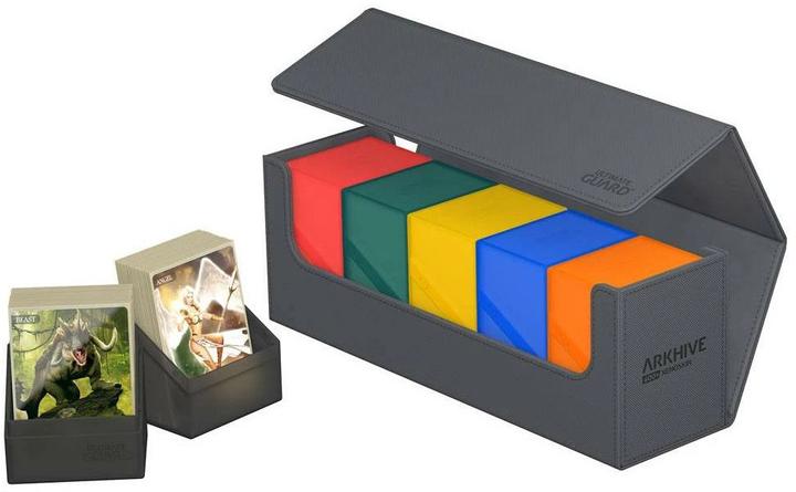 Image du produit Ultimate Guard Boîte à cartes XenoSkin Arkhive Monocolor 400+ Gris