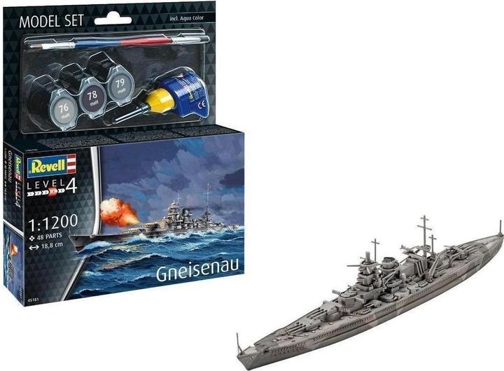Actual product image Revell Model Set Gneisenau