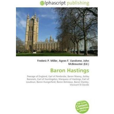 Baron Hastings, Fachbücher