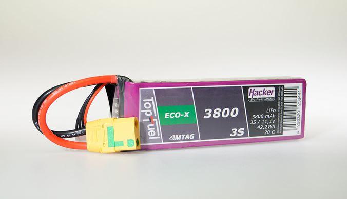 Immagine prodotto Hacker Pacchetto LiPo TF ECO-X 3800mAh 3S MTAG (11.10 V, 3800 mAh)