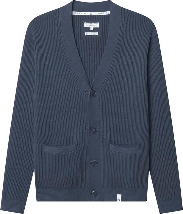 Produktbild Colours & Sons Strickjacke Cardigan-Rib Washed (M)