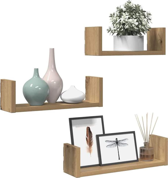 Produktbild VidaXL Wandregale 3 Stk.
