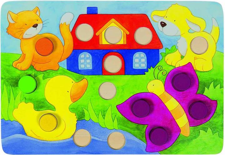 Produktbild Goki Farbwürfelspiel (Deutsch, 1 - 4 Spieler)