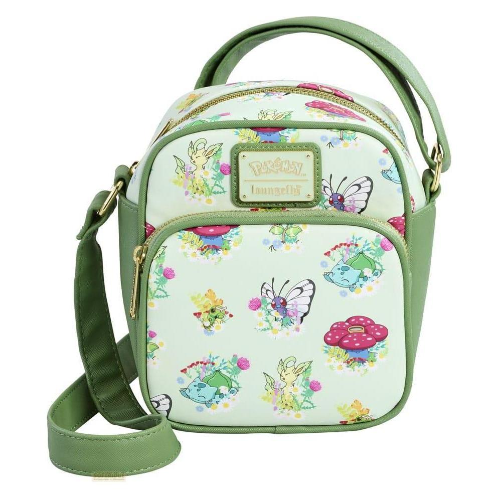 Loungefly, Handtasche, Pokemon By Umhängetasche Grass Type, Grün, Mehrfarbig