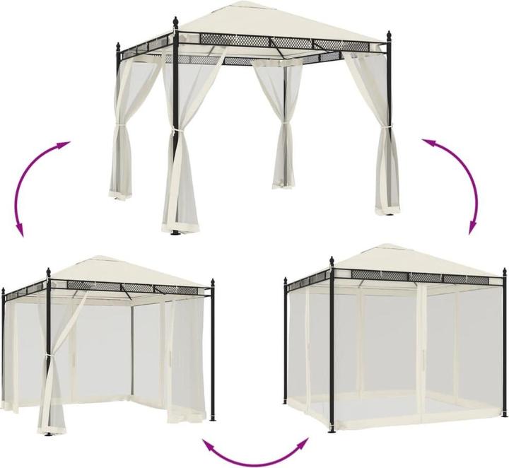 Produktbild vidaXL Pavillon (293 cm, 293 cm)