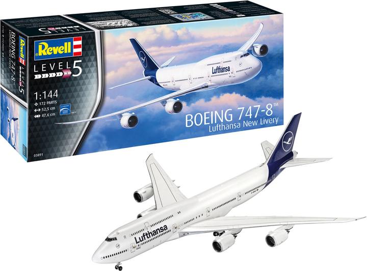 Actual product image Revell Boeing 747-8 New Livery