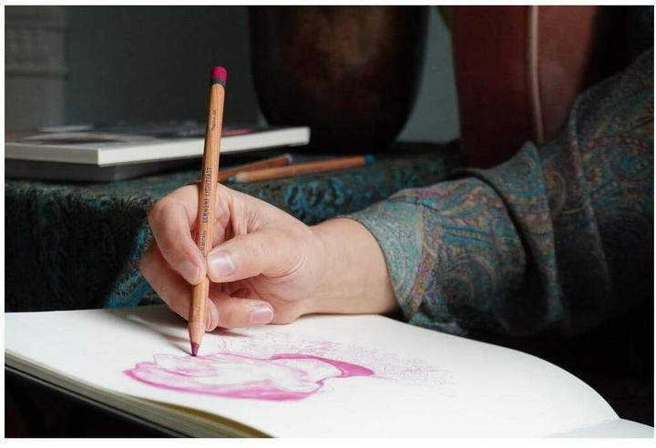 Actual product image Derwent Lightfast coloured pencils, 4 mm, multicoloured, 100 pieces (100 x)