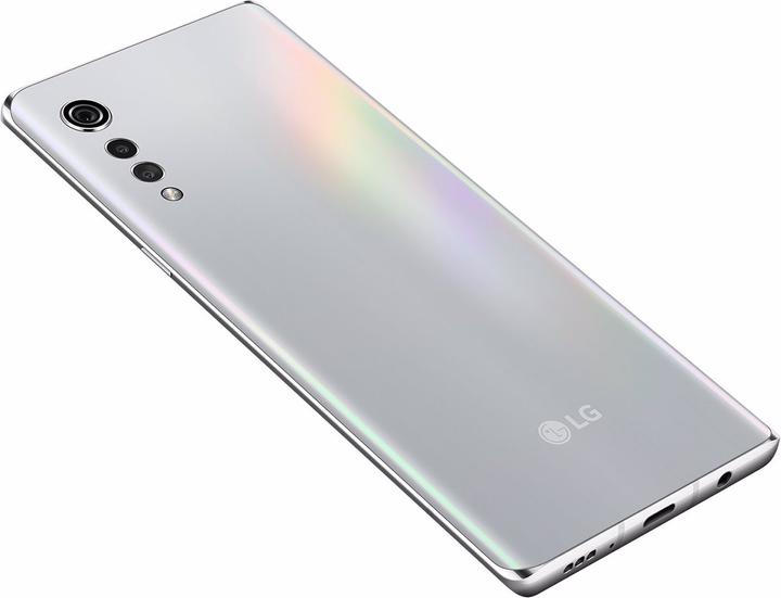 Produktbild LG Velvet (128 GB, Aurora Silber, 6.80", Hybrid Dual SIM, 4G)