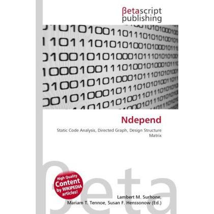Ndepend, Fachbücher von Lambert M. Surhone, Miriam T. Timpledon, Susan F. Marseken