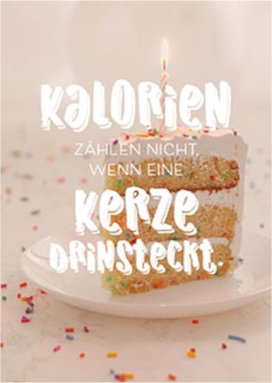 Image du produit Anderskartig Postkarte Modern Times Kalorien zählen nicht