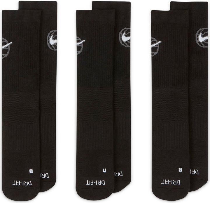 Produktbild Nike Everyday Crew Basketball Socks (3 Pair) (S)