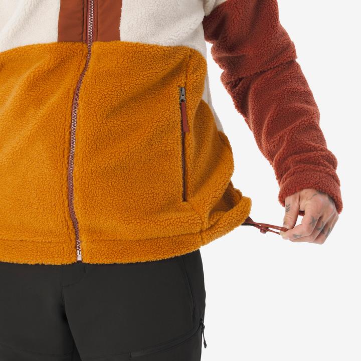 Actual product image Quechua Fleecejacke Herren Sherpa warm Winterwandern - SH900 braun (S)