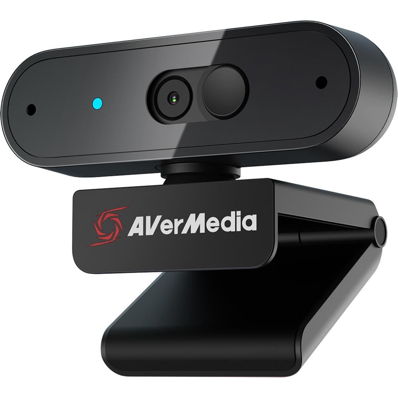 AVerMedia Webcam, Live Stream Cam 310P PW310P, inkl. Micro (2 Mpx), Webcam, Schwarz