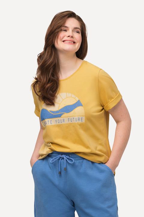 Produktbild Ulla Popken T-Shirt, Sundown, Rundhals, Halbarm (46, 48)