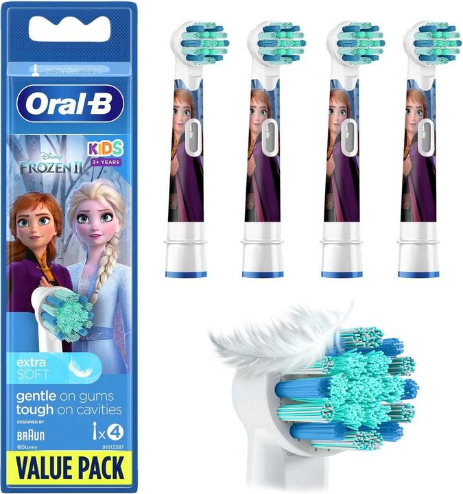 Actual product image Oral-B Clip-on brushes Kids Frozen EB10S-4 (4x)