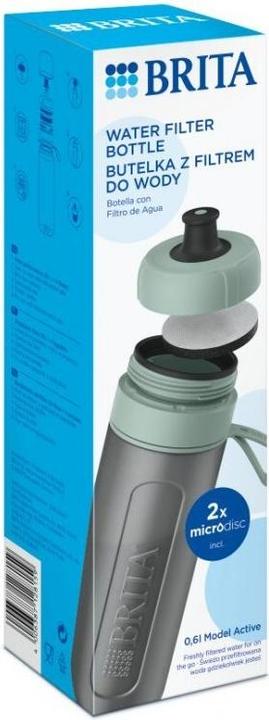 Actual product image Brita Active green 2-disc filter bottle (0.60 l)