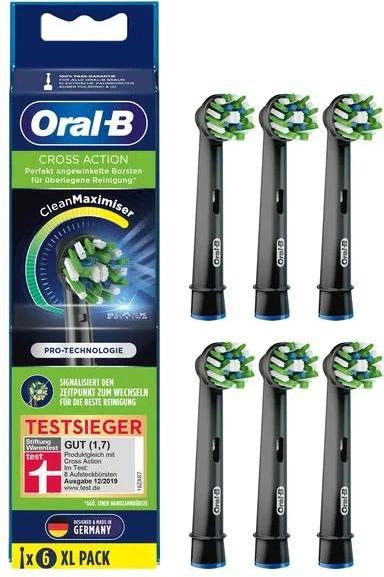 Actual product image Oral-B Attachment brushes black ProCrossAction CleanMaximizer6pcs. (6 x)