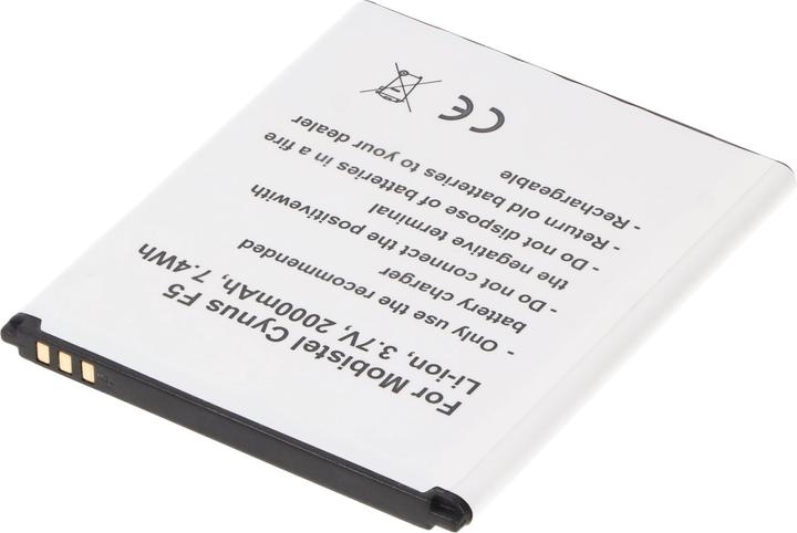 Image du produit AccuCell Akku für den Mobistel Cynus F5 Akku BTY26184, MT-8201B, MT-8201S, MT-8201W