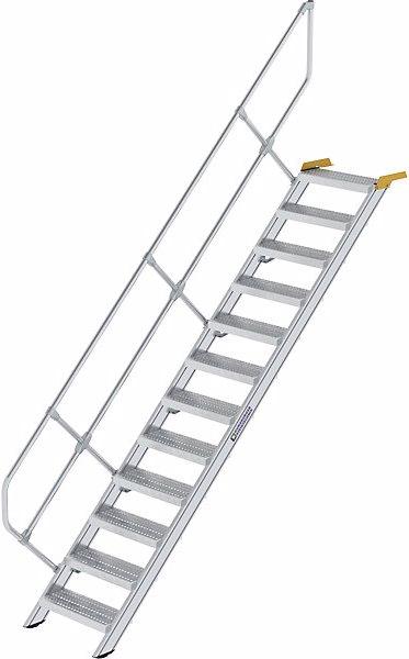 Produktbild Munk Industrietreppe, Stahl-Lochblechstufen, Stufenbreite 600 mm, 12 Stufen (Anlegeleiter)