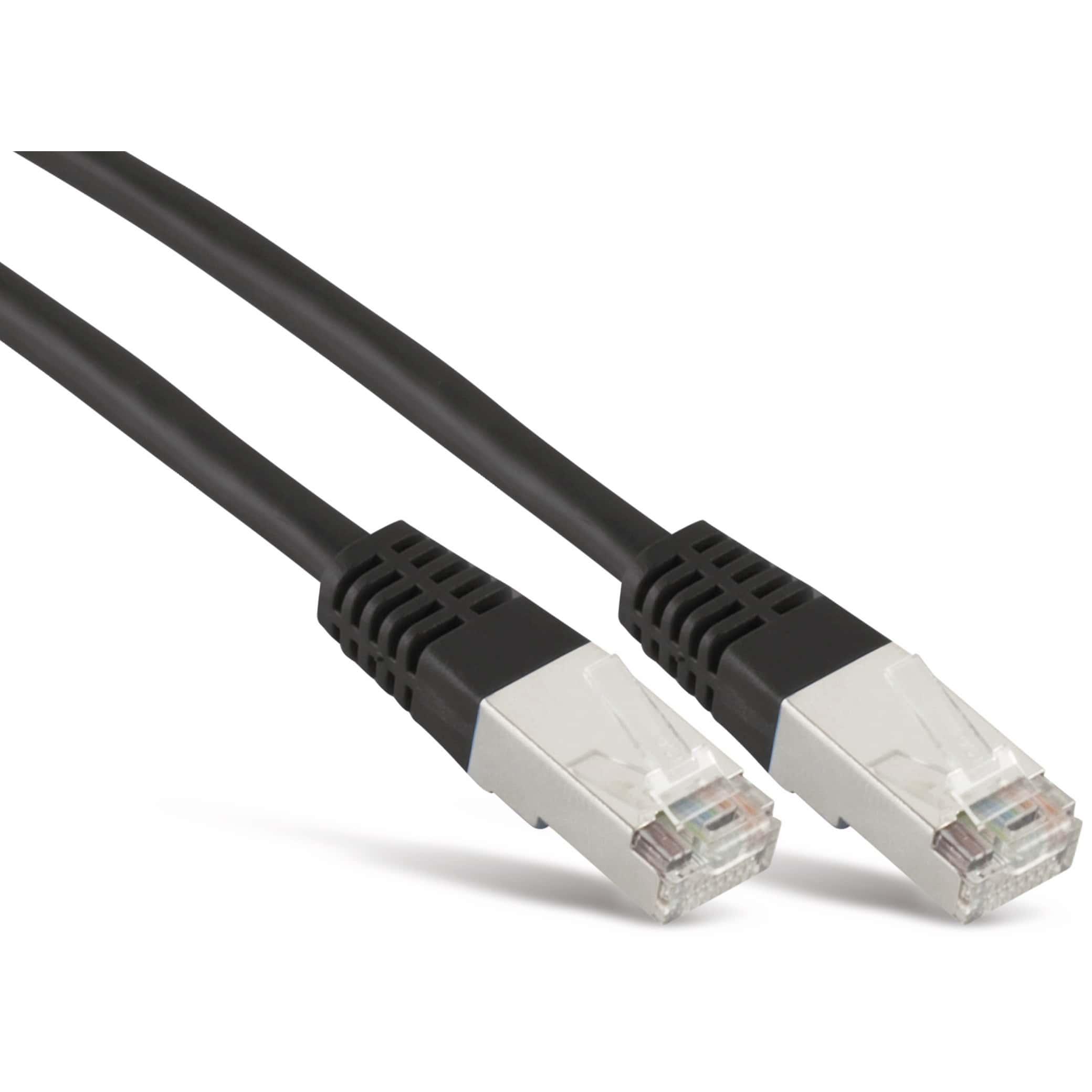 Thumbnail - Shiverpeaks S/CONN maximum connectivity Netzwerkkabel-Patchkabel, cat 6, S/FTP, PIMF, Halogenfrei, schwarz, 15,0 (S/FTP,...