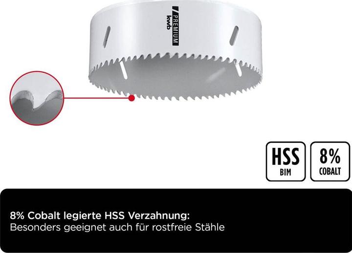 Actual product image kwb Hss Bimetal Hole Saw 127Mm (127 mm)
