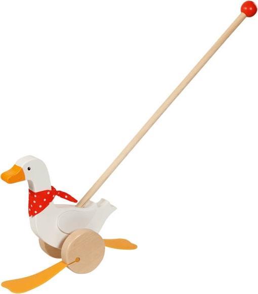 Actual product image Goki Push Animal Goose Bertha