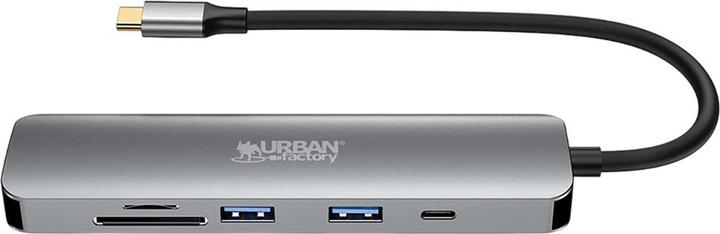 Produktbild Urban Factory Hubee 6in1 USB-C Hub (USB-C, 6 Ports)