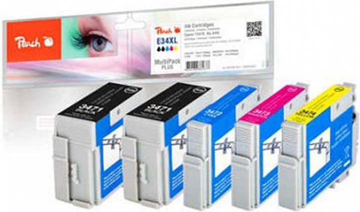 Produktbild Peach Tinte Epson Nr. 34XL 2x BK, je 1x C,M,Y (C, M, Y)