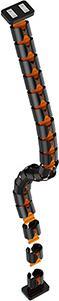 Actual product image Powerton ERGO GANSO PRO Kabel-Organizer, schwarz-orange