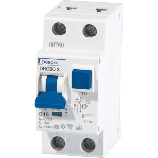 Doepke, Schutzschalter, DRCBO3B16/0,01/1N-A