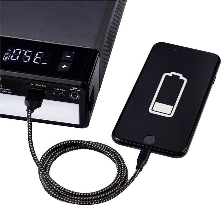 Produktbild Osram Jump Starter 1000A & Reifenpumpe (1000 A, 12000 mAh)