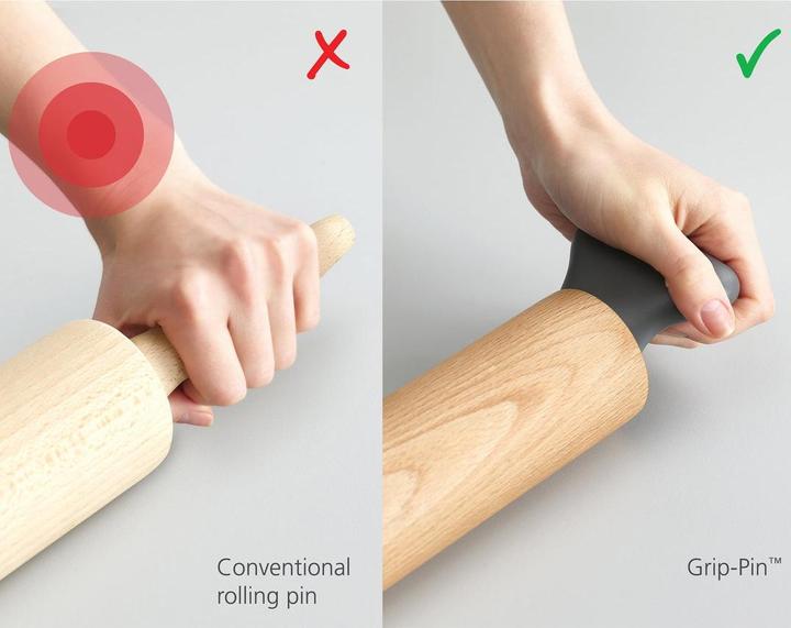 Immagine prodotto Joseph Joseph Mattarello ergonomico Grip Pin - Grigio