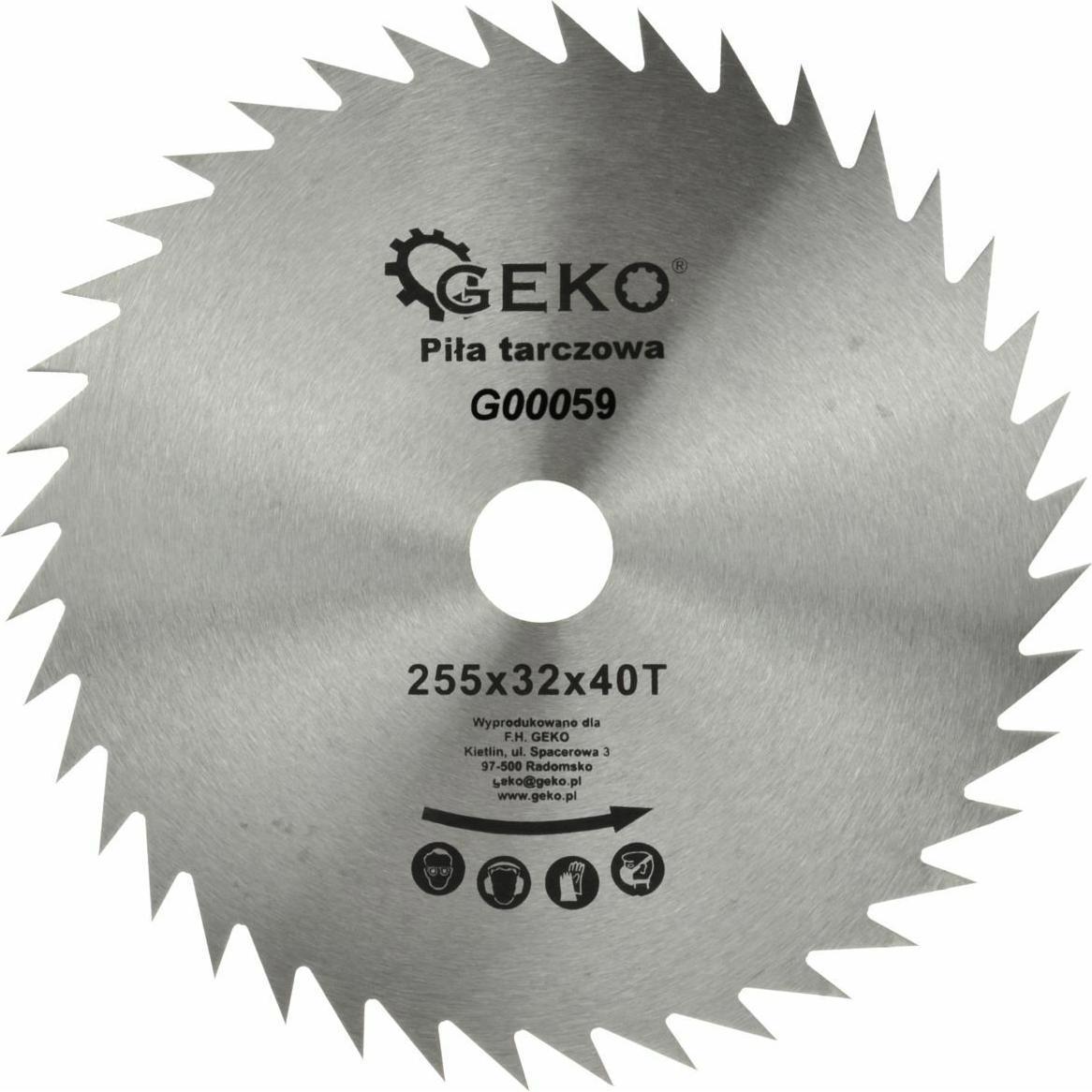 GEKO, Sägeblatt, Sägeblatt für Holz 250x32x40T