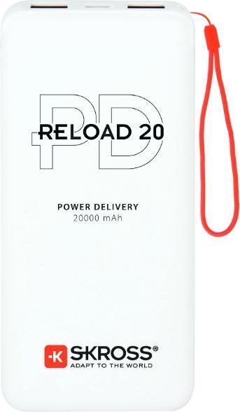 Actual product image Skross Reload 20 (20000 mAh, 18 W, 74 Wh)