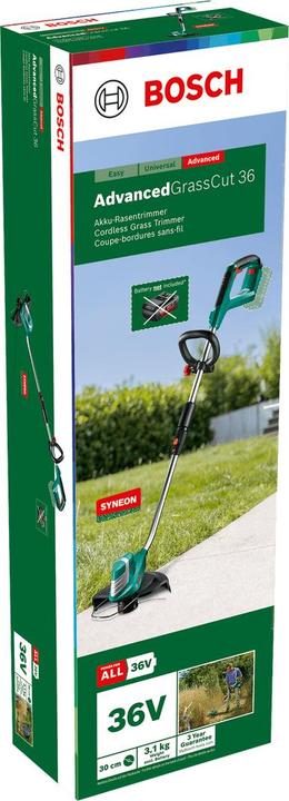 Produktbild Bosch Home & Garden Advanced Grass Cut 36 (ohne Akku/ohne Lader) (Trimmfaden)