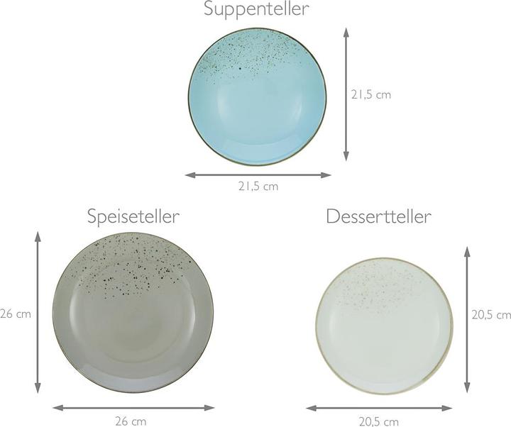 Produktbild CreaTable Nature Collection (12 Stück)