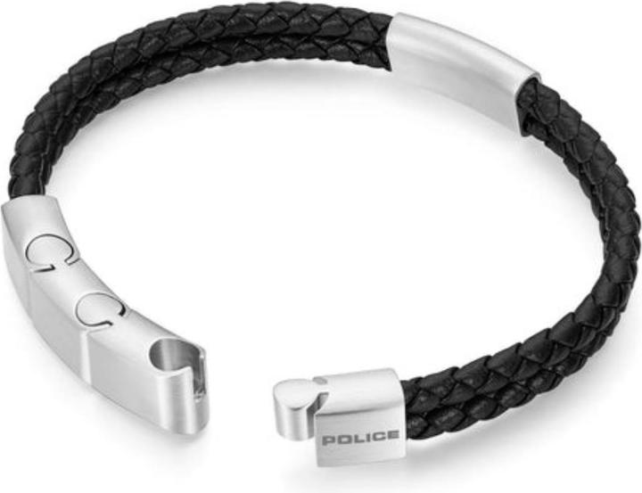 Produktbild Police Parallel Armband (21 cm, Leder, Edelstahl)