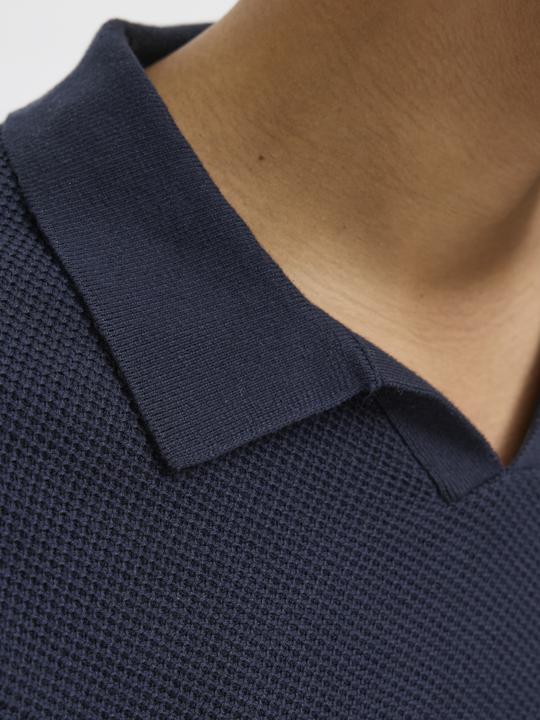 Actual product image Jack & Jones Jprcceaston Knit Split Neck Ss Sn (L)