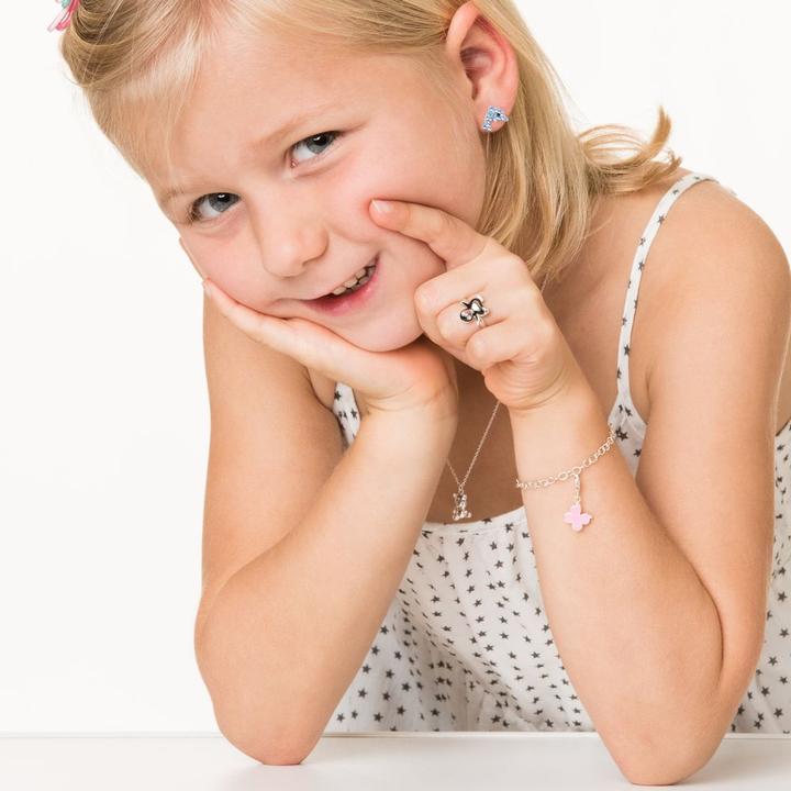 Immagine prodotto Bijouteria Orecchini bambini (Argento 925, Vetro (di orologio))