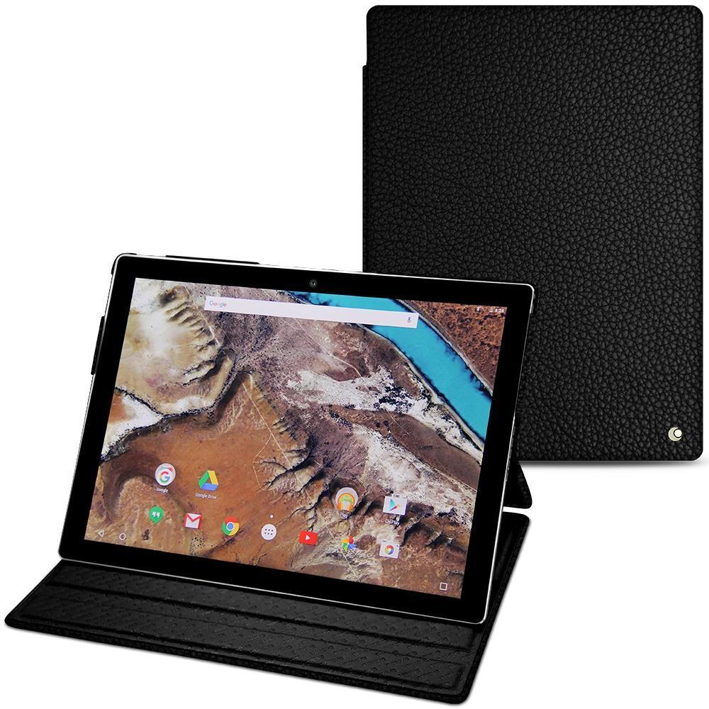 Noreve Lederschutzhülle vertikal (Pixel C), Tablet Hülle, Schwarz