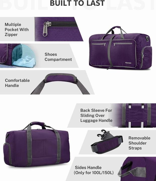 Produktbild Gonex Faltbare Reisetasche (100 l)