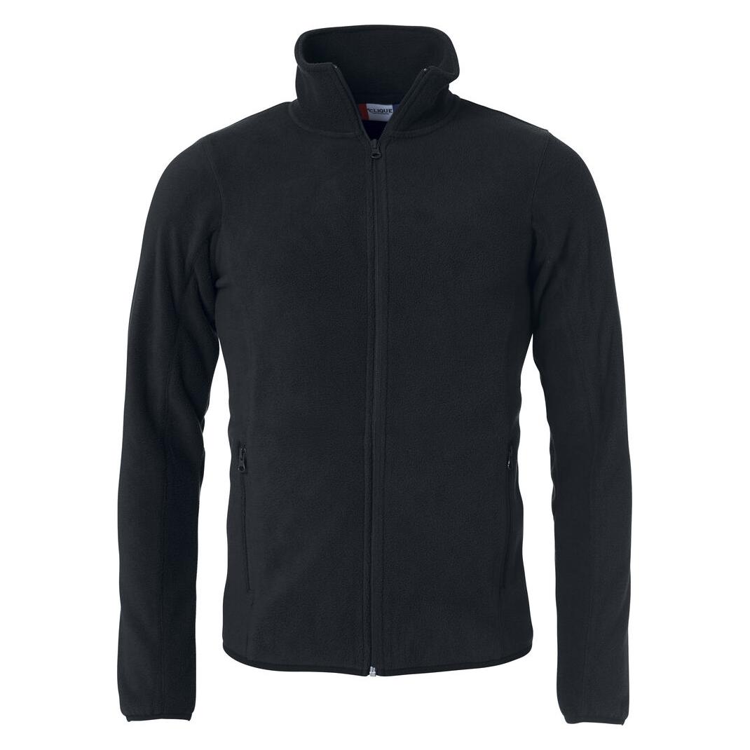 Clique, Unisex, Outdoorjacken, Basic Polar Fleece Jacket (L), Schwarz, L