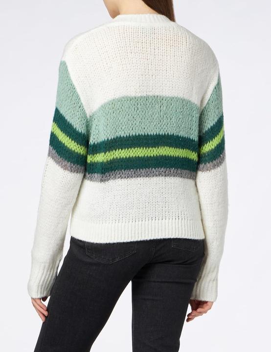 Actual product image Pinko Orango Alpaca Long Sleeve Collarless Shirt (M)