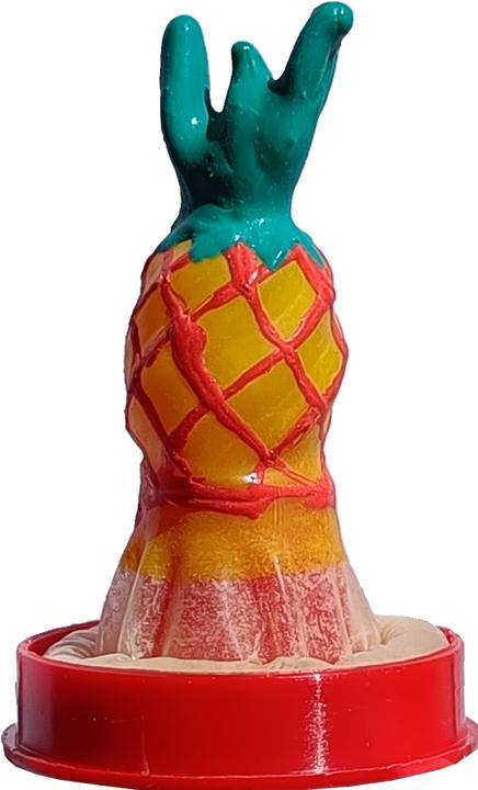 Produktbild Erco Scherzkondom mit Figur «Ananas» 1 Stück, handbemalt, ohne Gleitmittel, Naturkautschuklatex (1 Stk.)
