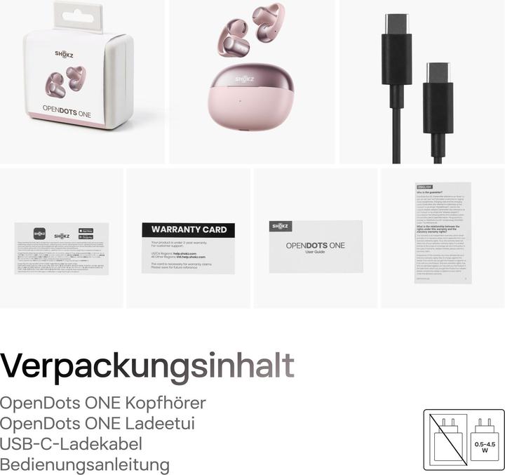 Immagine prodotto Shokz OpenDots ONE (ANC, 10 h, Senza fili)