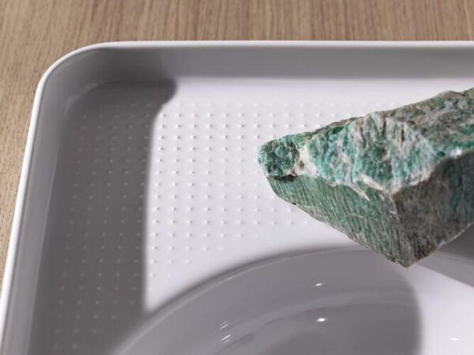 Actual product image Laufen Built-in washbasin VAL v ob with overflow without tap hole white LCC (360 mm, 550 mm)